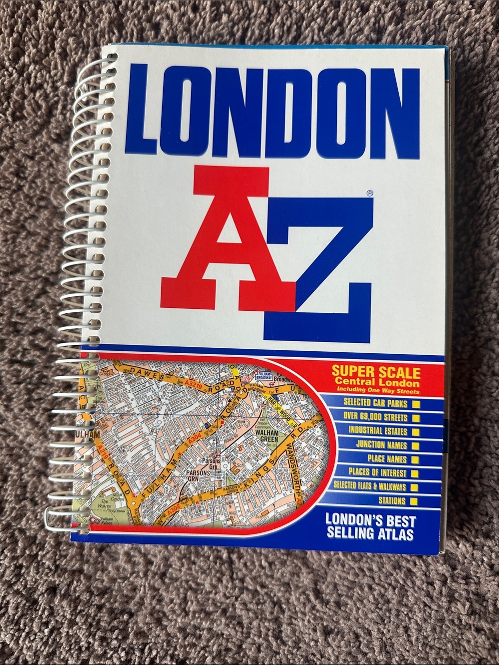 London A-Z Spiral Atlas